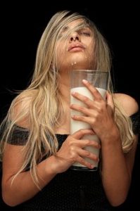 milk helps remove dark circles